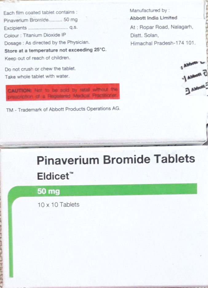 ELDICET TAB. – Pinaverium Bromide