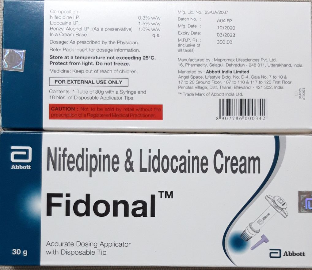 FIDONAL CREAM – Diltiazem