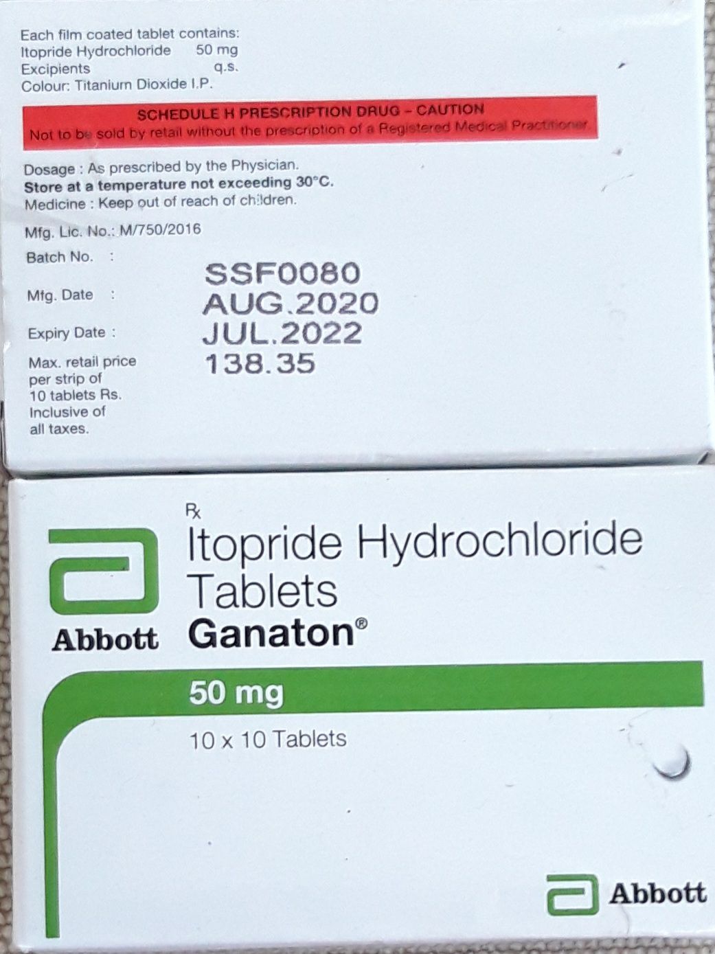 GANATON TAB – Itopride