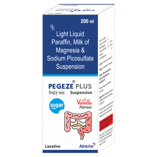 PEGEZE PLUS(DRUG) – Liquid Paraffin + Milk of Magnesia + Sodium Picosulfate