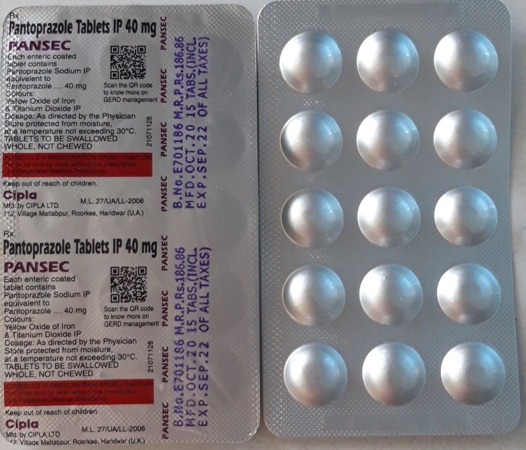 PANSEC TAB – Pantoprazole