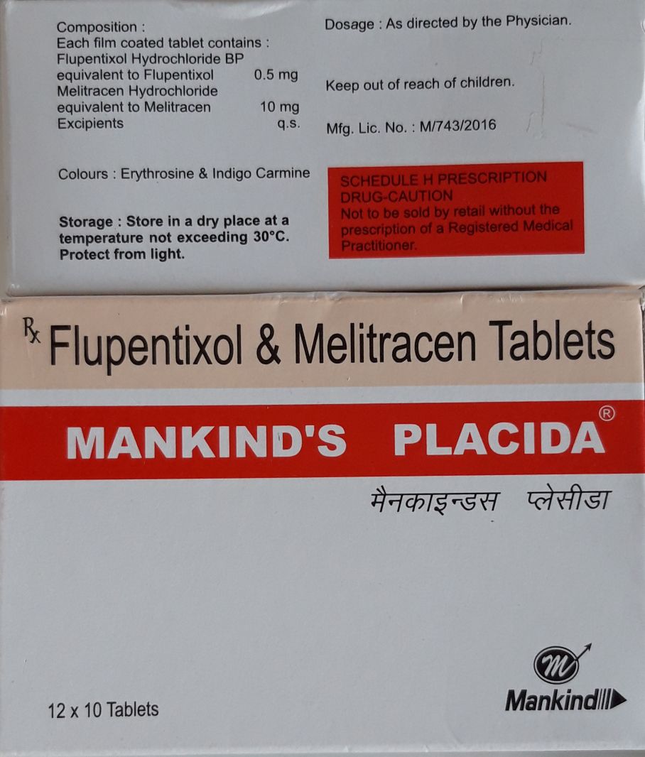 MANKIND PLACIDA TAB 1O'S – Flupentixol + Melitracen