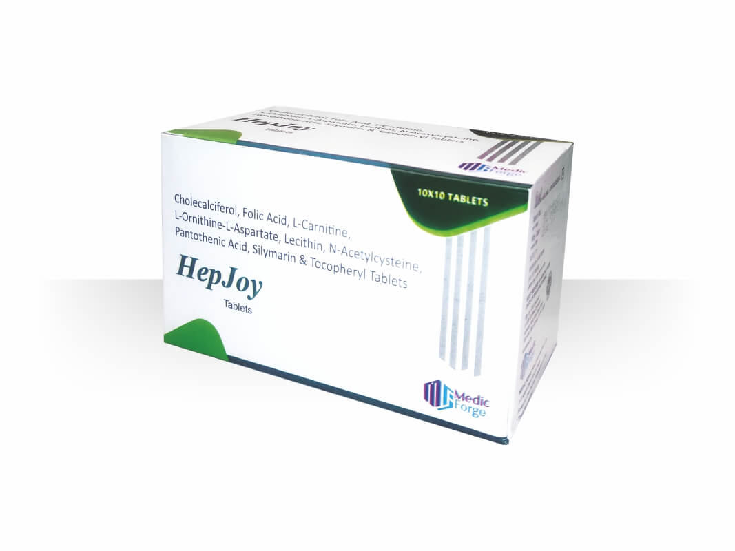 HEPJOY TAB – Metadoxine + Silymarin + L-Ornithine L-Aspartate