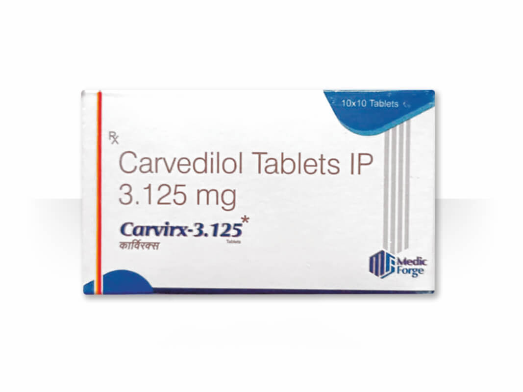 CARVIRX 6.25 – Carvedilol