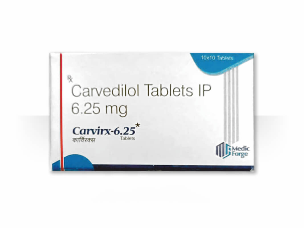 CARVIRX-3.125 TAB – Carvedilol