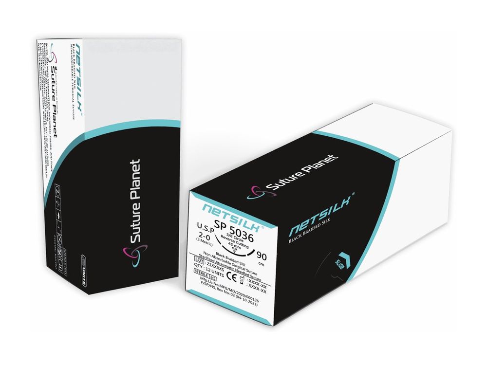 SP5036 NETSILK 2/0 90CMS