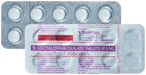 ESCITALENT 5(DPCO) – Escitalopram