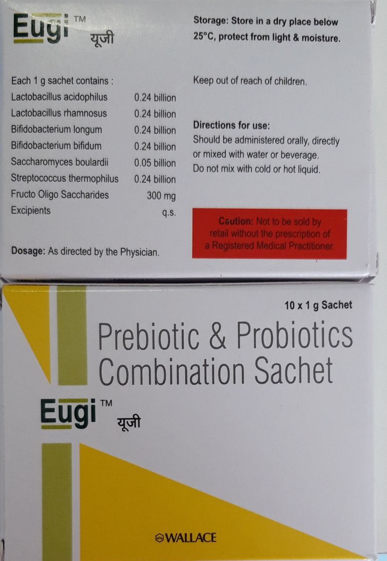 EUGI SACHET – Prebiotics + Probiotics
